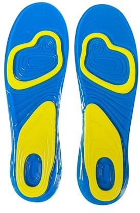 ZYBUX - Premium Gel Insoles for Men Arch Support, Shock Absorbing, and Comfort Cushioning - Shoe Insoles All-Day Relief for Sports Shoes, Active Hour Use, Joint Stress Reduction (UK 8-13)