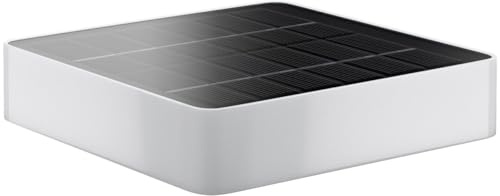 goobay LED Solar Bodenleuchte Level mit Erdspieß/Outdoor Garten LED Lampe für Gehweg Treppe/Wasserdicht IP44, 45 lm, 3 Farbmodi 3000K - 6500K / 72015, Weiß, Schwarz