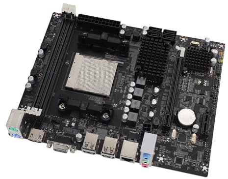 Placa Base de Chip de Sonido Am3 de 6 Canales, DDR3 1600/1333/1066MHz, 4 Puertos ATA 3.0 en Serie, Conector de Alimentación de 4 Pin y 24 Pines, A78SD3 100Mbps Ethernet