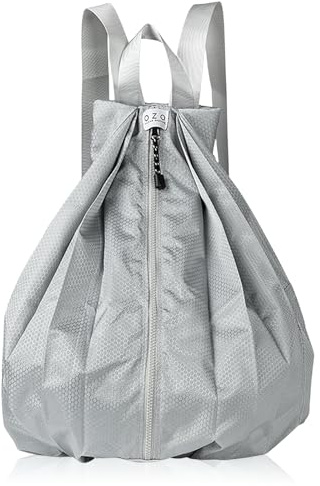 Naapesi Rucksack, Turnbeutel für Damen und Herren, Sport- & Schwimmtasche, Gymsack Wasserdicht, Reisetasche, Sporttasche Verstellbar Gym Bag für Sport Reisen Schwimmen Schule Strand (Grau)