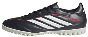 adidas Unisex Copa Pure Iv Club Turf Football Shoes, Core Black/FTWR White/Lucid Red, 46 EU