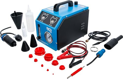 BGS 74555 | Générateur de fumée - détecteur de fuites | Quantité de fumée : 15 à 20 l/min - Puissance : 100 W - Arrêt de sécurité du chauffage - Boîtier en tôle d'acier