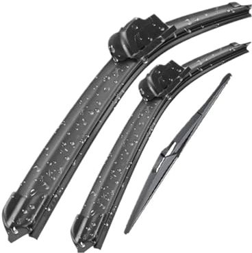 DIQXLGS Front & Rear Wiper Blades Set For N&issan For Juke F15 2010 2011 2012 2013-2016 Windshield Windscreen Window Brushes Auto Parts