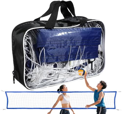 yakermur Schwimmbad Volleyballnetz | Pool Volleyball Spiel | Verstellbares Sportzubehör Für Tennis Party Familie Kinder Erwachsene Garten Hinterhof