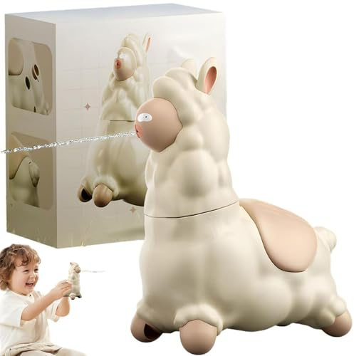 Spitting Llama Water Toy, Alpaca Interactive Water Sprayer, Spuckendes Lama-Wasserspielzeug, Alpaca Interaktiver Wassersprüher für Kinder, Lustige Alpaka-Wassersprinkler für Sommer, Strand