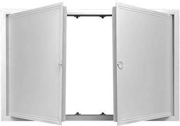 Porta Esterna a Doppio Pannello di Accesso, Resistente Copertura di ispezione in Cemento per pareti, per impianti Idraulici, Doccia, Accesso ai Tubi del WC, sportello di Servizio per Cucina