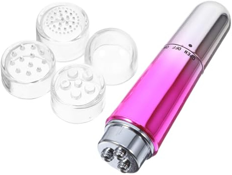 minkissy Electric Mini Eye Massager Roller Metal Eye Cream Applicator Portable Hydrating Device for Dark Circles and Fine Lines Relief Travel Beauty Tool