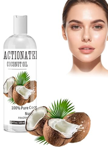 Virecose Aceite de Coco Líquido Puro 110ml | Aceite de Coco Fraccionado Natural para el Cabello y el Cuerpo