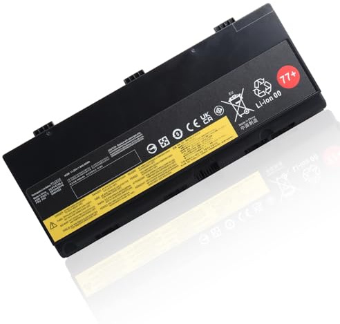 11.25V /90Wh 77+ 00NY493 Laptop Battery Compatible with Lenovo ThinkPad P50 P51 P52 Series, L17M6P51 L17L6P51 SB10H45077 SB10H45078 SB10K97634 00NY492 01AV495 77+ 77++
