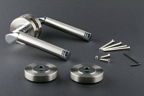 Türdrücker Türbeschlag Edelstahl NewStyle Drücker Tür Zimmertür Rosettenversion Drückergarnitur Türgriffe Türbeschläge