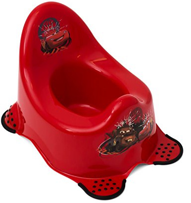 OKTKids 1867040100500 Babytopf Deluxe Cars, cherry-rot
