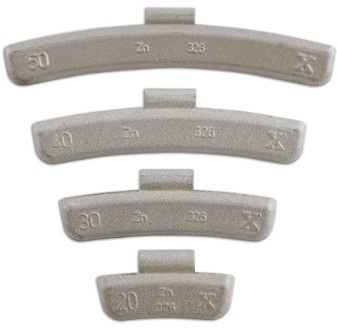 Connect 32860 Auswuchtgewichte für Alufelgen, 40 g, 50 Stück