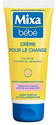 Mixa Bébé Crème pour le Change, 100 ml