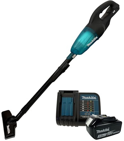 Makita DCL 180 ZB Aspirapolvere a batteria 18 V con batteria 3 Ah e caricatore