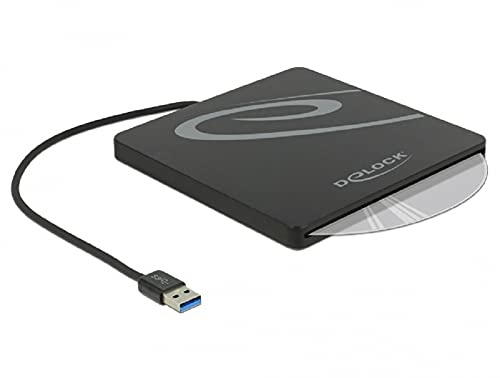 DeLock Externes Gehäuse für 5.25″ Slot-in Slim SATA Laufwerke 9,5/12,7 mm zu