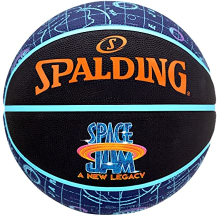 Spalding Space Jam Tune Court Ball 84560Z; Womens,Childrens,Mens basketballs; 84560Z_7; Black; EU; (7 UK)