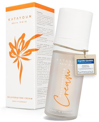 Hyaluron Creme Gesicht Vegane Anti-Aging Creme Frauen Gesichtscreme Damen Tagescreme mit Bio-Rosenwasser, Bakuchiol und Kurkumaextrakt Anti Falten Creme - Made in Germany