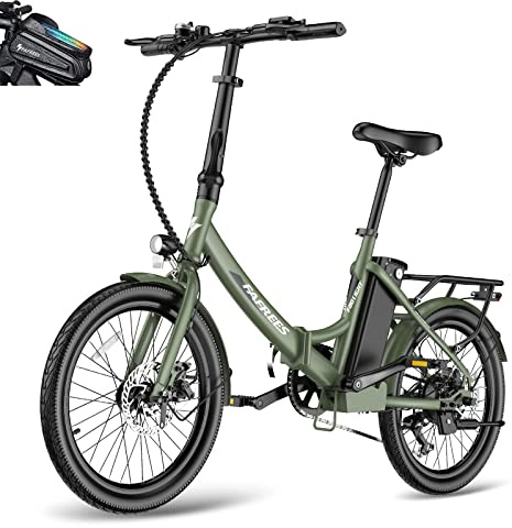 [ Officiell ] Fafrees F20 LIGHT Ebike män E-cykel mountainbike 20 tum 36 V 14,5 Ah batteri e-cykel kvinnor 250 W, trekking 120 kg max. 25 km/h räckvidd 55–110 km, elcykel 155–195 cm