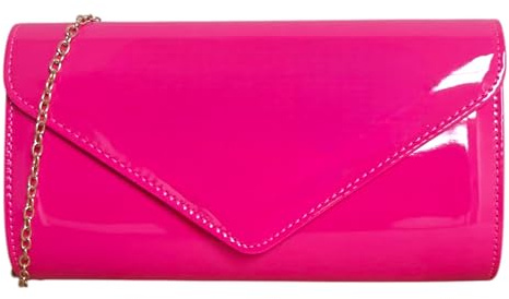 fi9 Bolso de mano de cuero para novia, boda, noche, fiesta, bolso de mano, medium
