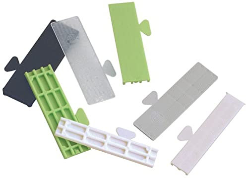 NOTRE SELECTION - Cale vitrage 16x80mm épaisseur 3mm blanc 1000 pièces - D16803B