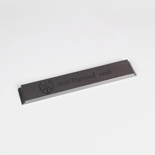 1x6 Jende Diamond Sharpening Stone Plate for Edge Pro, Jende JIGS, TSProf, Hapstone Sharpener, Ruxin (1200 Grit)