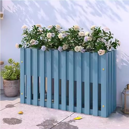 LJLAM Jardinieres Exterieur Surélevé, Porte Plante en Pot Surélevé, Support de Fleurs de Séparation, pour Jardins, Cours, Terrasses, Balcons (Color : B, Size : 100cm/39.3in)