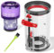 DrRobor Staubbehälter und Filter Set Kompatibel mit Dyson V15 V11 Staubsauger Ersatzteile Behälter Nr.970050-01/965443-01, Filter Nr. 970013-02/970013-03