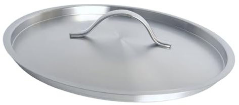 DimyFew Stainless Steel Pan Lid Universal Pot Lid Frying Pan Covers Pan Covers Lid, Replacement Round Lids with Knob Skillets Cover for Cookware Pot Lid Frying Pan Cover Woks Pan Lid, 24cm