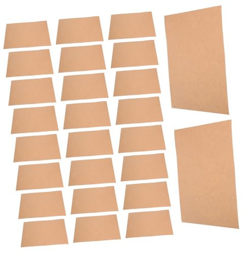 SHINEOFI 50feuilles Étiquettes Autocollantes Papier Kraft Papiers Kraft Imprimables Pour Étiquettes Adhésives Naturelles Pour Impression