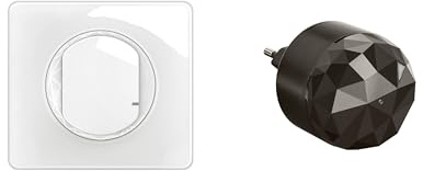 LEGRAND - Pack de Démarrage pour Éclairage Connecté Céliane with Netatmo - 1 Interrupteurrupteur Connecté avec Option Variation + 1 Passerelle de Connexion - Blanc Emaillé