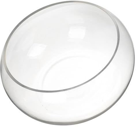 Toddmomy Bocal Verre Transparent pour Aquarium Terrarium Ou Décoration De Bureau pour Poissons Plantes Hydroponiques Et Petites Créatures Aquatiques