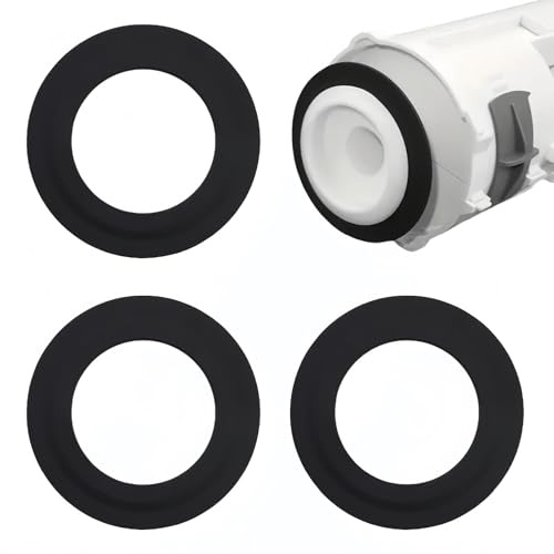 3pcs Replacement Toilet Flush Valve Rubber Seal Washer,Toilet Seal,Flush Valve Gasket for Siamp T-oilet Flush Valves 49 and 50,Leaking T-oilet Repair,to-ilet Cistern F-Lush Parts,to-ilet F-Lush