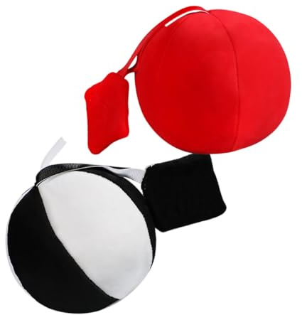 UKCOCO Balones de Peluche Montessori para Bebés 0-1 Año, Diseño de Alto Contraste, Material Poliéster Suave y Fácil de Limpiar, Juguetes Sensoriales para Desarrollo Temprano
