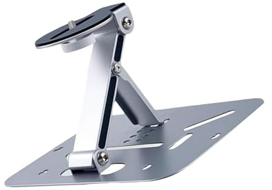 PEPWE Rotating Projector Mount 10KG Load Metal Frame Portable Height-Adjustable Base Secure Stability Office & Outdoor Projector Bracket