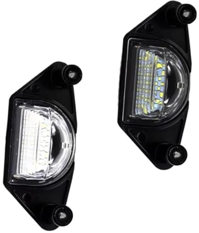 Lampe de d'Immatriculation Compatible Avec GMC Pour S15 1982 1983 1984 1985 1986 1987 1988 1989 1990 Éclairage De Plaque D'immatriculation 16519986 00912116 16519986 DM68167BL