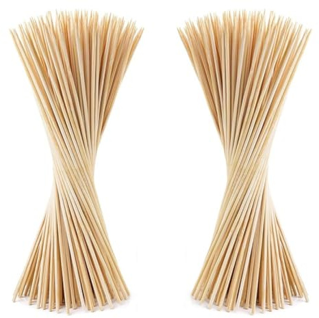 AHG 900PCS Bamboo Skewers 30cm – Extra Long Wooden BBQ Sticks for Grilling, Kebabs, Chicken, Fruit, Appetizers, Parties & Catering – Natural Food-Grade Bamboo Skewers for Cooking & Serving