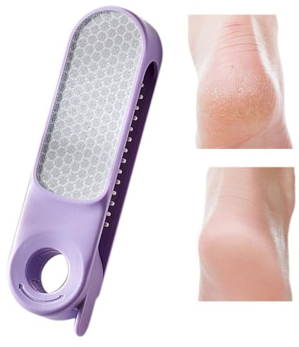 Foot File Callus Remover Hygienic Portable Pedicure Tool | Pedicure Feet Scrubber for Adults Seniors Spa Travel Home Daily Maintenance