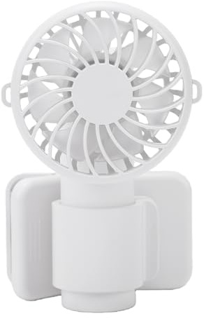 OEBUAFI Ventilador Multifuncional con Abrazadera, Compacto, Recargable por USB, para Escritorio, Oficina, Viajes, Ligero