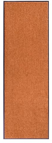 Hanse Home Paillasson (S-XXL) 60 x 180 cm, 12 Couleurs, Anti-salissures, Lavable et résistant aux intempéries, antidérapant, pour entrée et extérieur, Orange