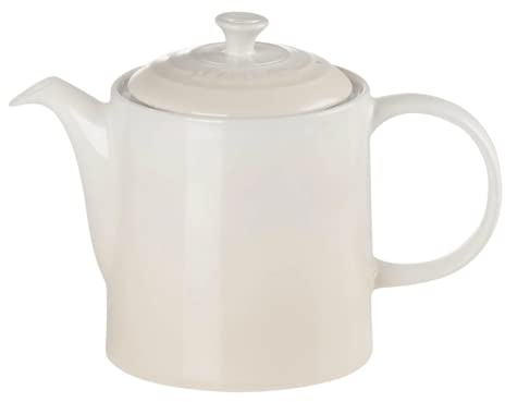 Le Creuset Grand Teapot, Stoneware, 1.3 litres, Serves 4 Cups, Meringue, 70703137160000