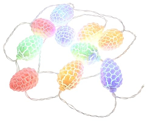 Angoily Lichterkette Mit Led-pinienzapfen Lampen Energiesparend Dekorative String-lampe Für Garten Und Innenräume Ohne Batterien