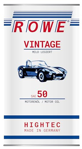 ROWE HIGHTEC Vintage SAE 50 MILD LEGIERT, 5 Liter, Pkw-Motorenöl | Pkw-Motoröl für Old- und Youngtimer mit Otto- oder Dieselmotor, Art. Nr. 20194