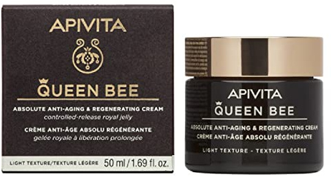 Apivita - Crema antienvejecimiento holística de textura ligera queen bee