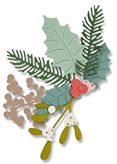 Thinlits Stanzschablonen 8 Stk - Winterlaub von Debi Potter