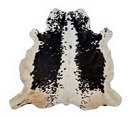Alfombra de cuero de vaca, piel real de piel de piel oculta natural alfombra de piel animal, peau de vache