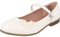Indigo Mädchen Schuhe Ballerinas Konfi Taufe Hochzeit 422-316 White Blume (Numeric_37)