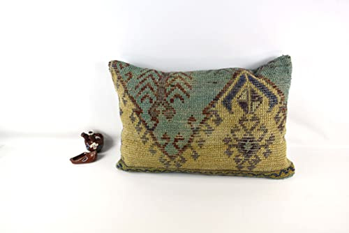 Kelim Kissen 40x60 cm Handgefertigt Kissenbezüge Türkisch Lendenkissen Dekorative Kissenhülle Dekokissen Zierkissen Sofakissen Teppiche Ethnische Kilim Kissenbezug code A3028
