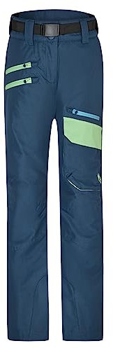 Ziener Mädchen Aileen Ski-Hose Schnee-Hose | wasserdicht warm PFC frei, hale navy stru, 116