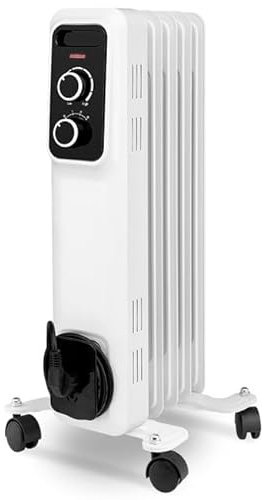 Suinga Radiateur à huile 1000 W - 5 éléments calorifiques.