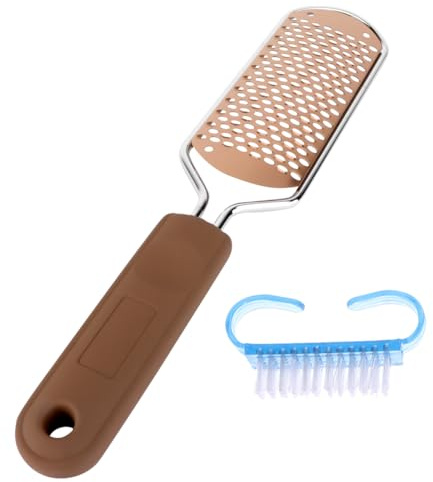 Housoutil Râpe Pieds Inoxydable Exfoliant Pour Pieds Portable Avec Crochet Outil De Pédicure Dissolvant De Callosités Enlever Peau Morte 11.22 X 2.36 X 0.59 Pouces